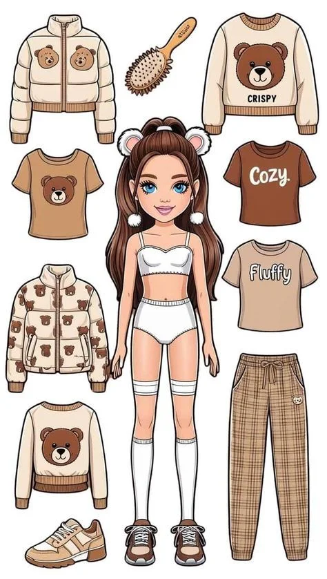 Kağıt Bebek Yaratıcı Kendin Yap Seti