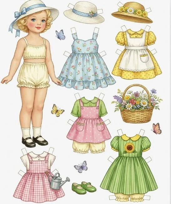 Ücretsiz Nostaljik Bebek Kes Boya Yapıştır Etkinliği